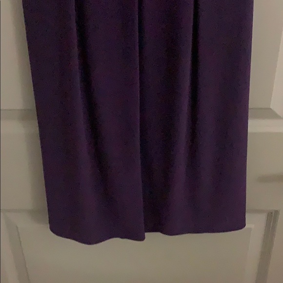 Dark purple American Living ruffle dress - Picture 5 of 5